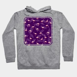 Pink Flamingos pattern Hoodie